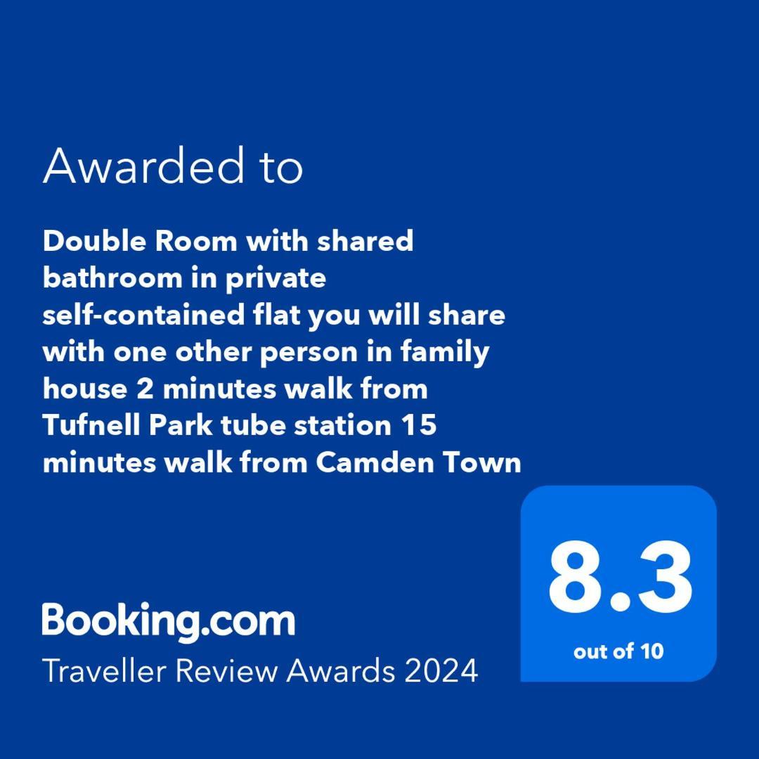Self-Contained Flat On The 2Nd Floor You Will Share With One Other Guest, In A Family House 2 Minutes Walk From Tufnell Park Station 2Nd Floor With Stairs London Bagian luar foto